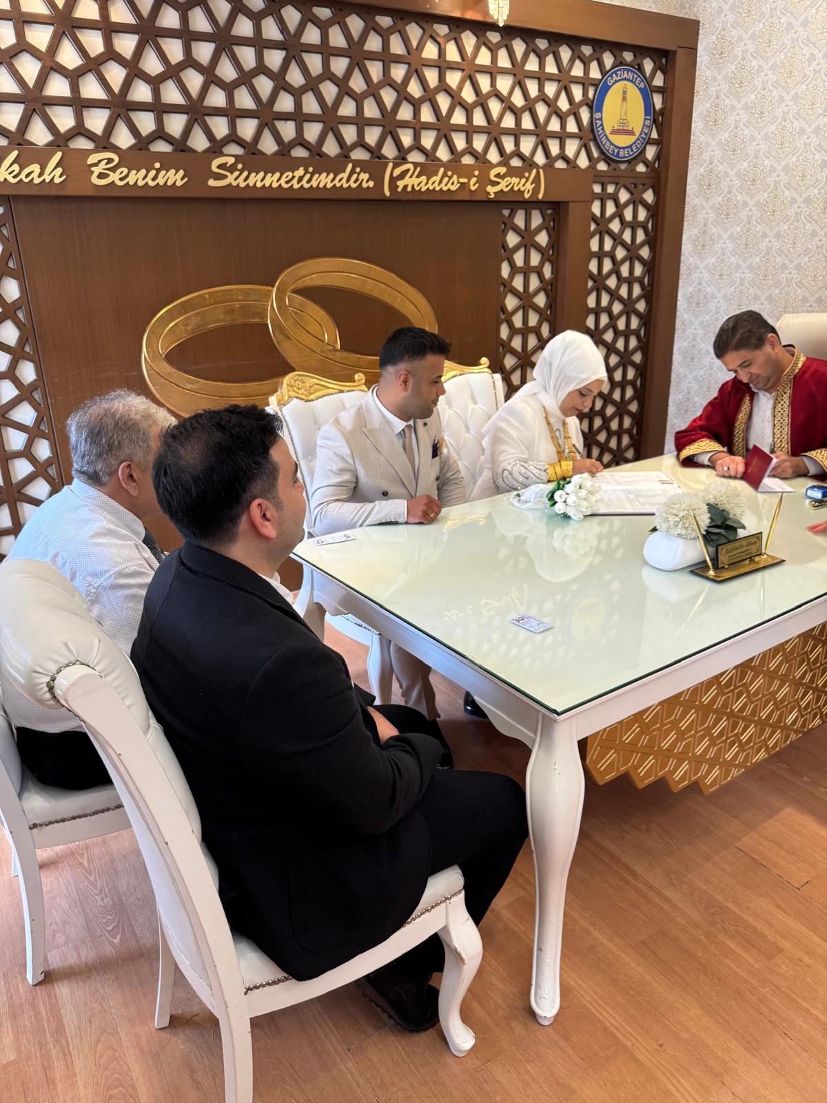 Esnaflarımızdan Burak Çınarın Nikah Törenine Katıldık