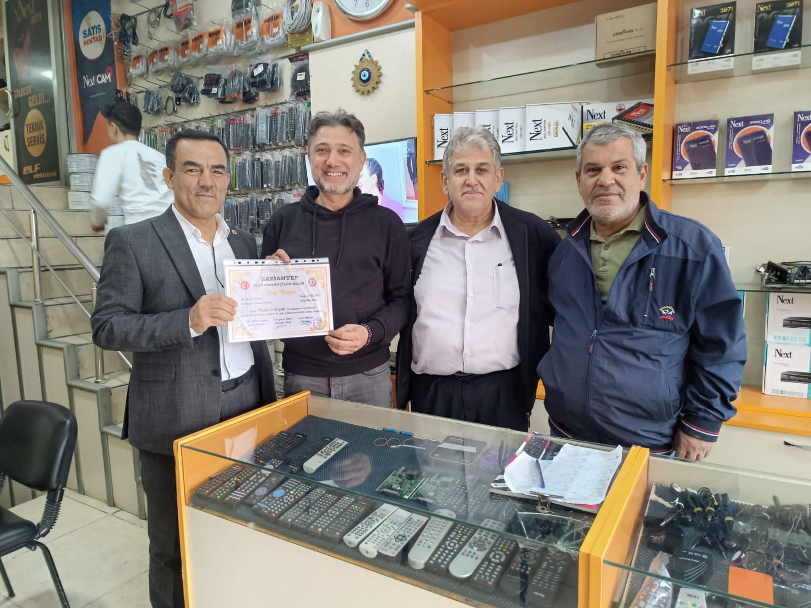 Esnaflarımıza Onur Belgesi