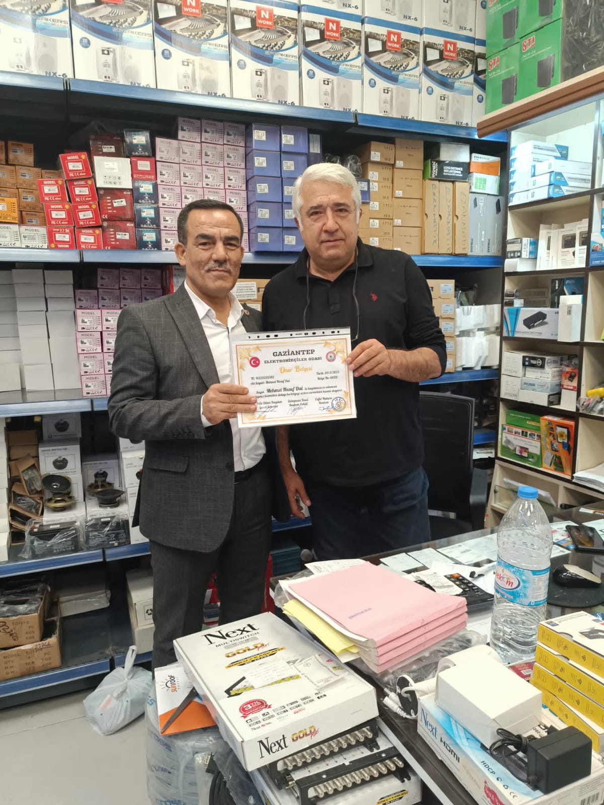 Esnaflarımıza Onur Belgesi