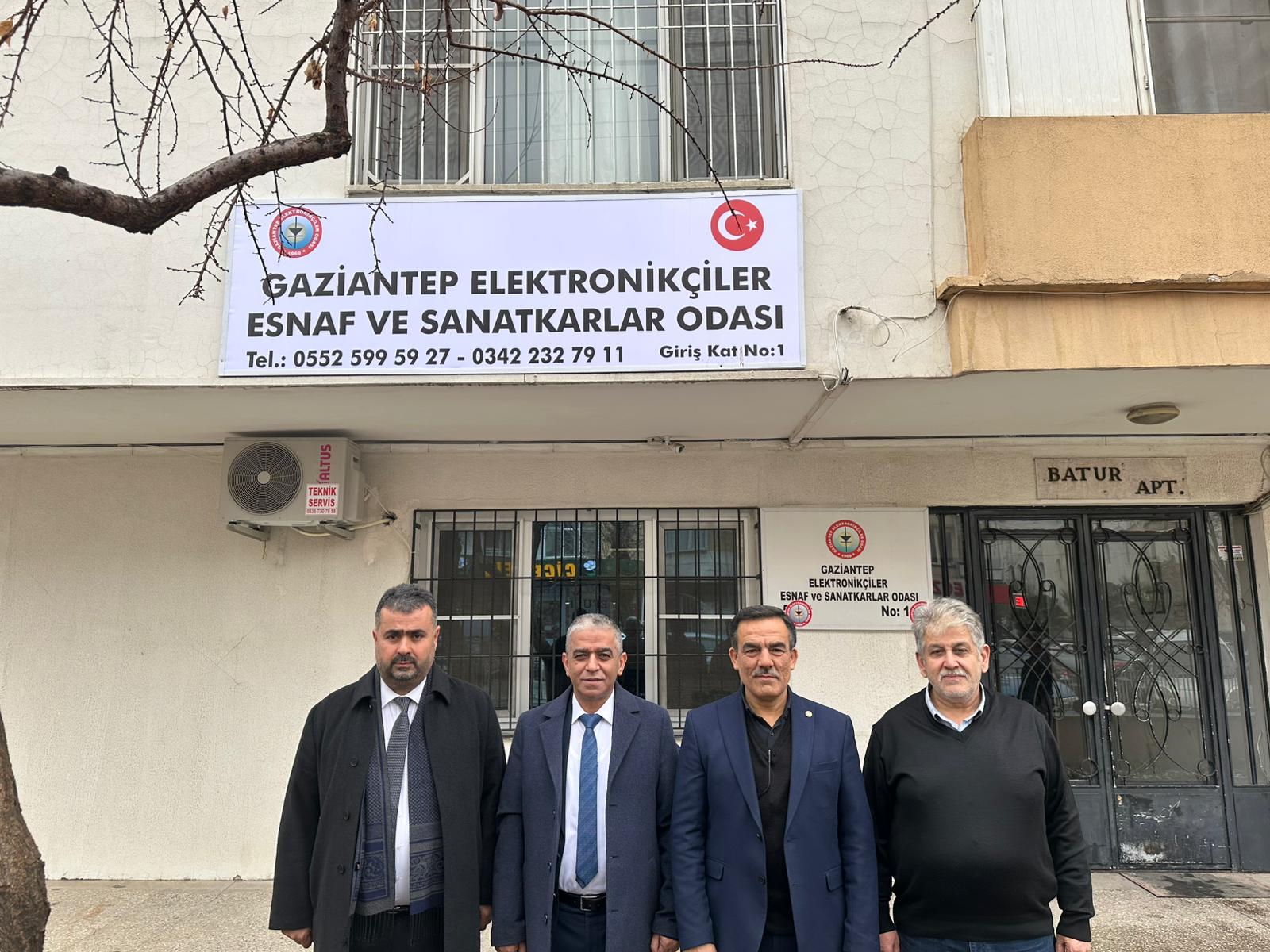 Gesob Başkanı Ve Başkan Vekilinden Odamıza Ziyaret