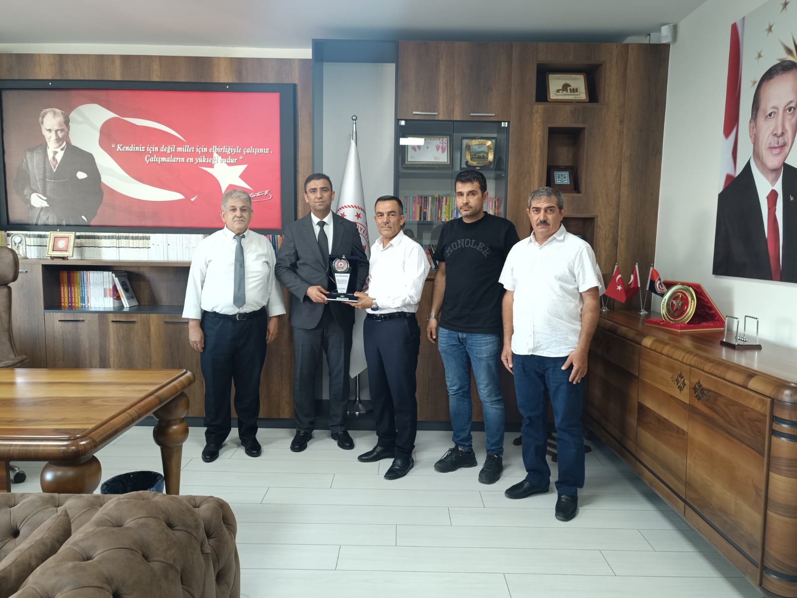 İl Milli Eğitim Müdürü Erdal Kılıç`a Hayırlı Olsun Ziyareti